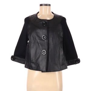 Nygard Collection Leather Jacket Medium Petite